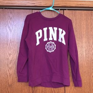 Purple colored crew neck